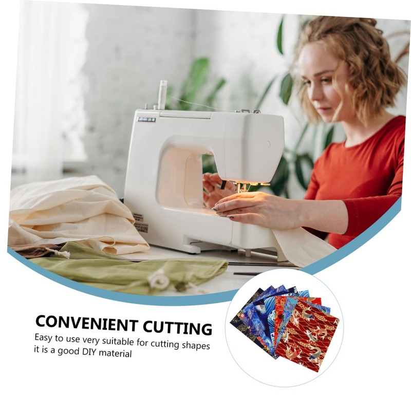 Gadpiparty 25 Sheets DIY Printed Patchwork Floral Cotton Fabric Bundle