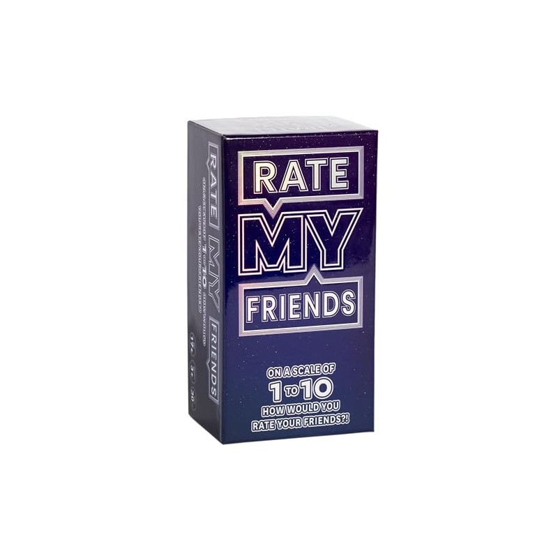 RATE MY FRIENDS Party Game - The Hilarious Adult Card