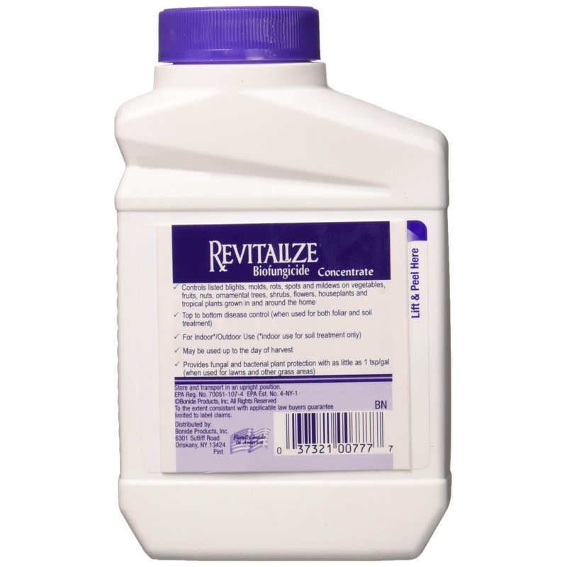 Bonide Revitalize Biofungicide, 16 oz Concentrate Disease Control for Organic
