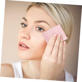 minkissy 30pcs Cotton Pad Face Scrub Pads Face Powder Puff Remover Pads Makeup Remover Tool Travel Makeup Face Cleansing Pads Round Makeup Puffs Facial Cleansing Pads Plant Fibres Pink