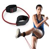SPRI Xercuff Leg Resistance Band Exercise Cord with Non-Slip Padded