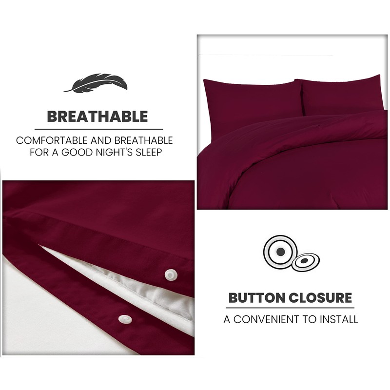 AATH COLLECTION Duvet Cover Bedding Set, Double, King, Super King