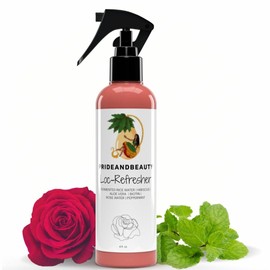No More Itch Spray, Rose Water For Locs, Dreadlocks Daily Moisturizing Refreshing Spray, Rose Water For Hair, Rosewater and Peppermint Hair Scalp Moisturizer. (12 OUNCES)