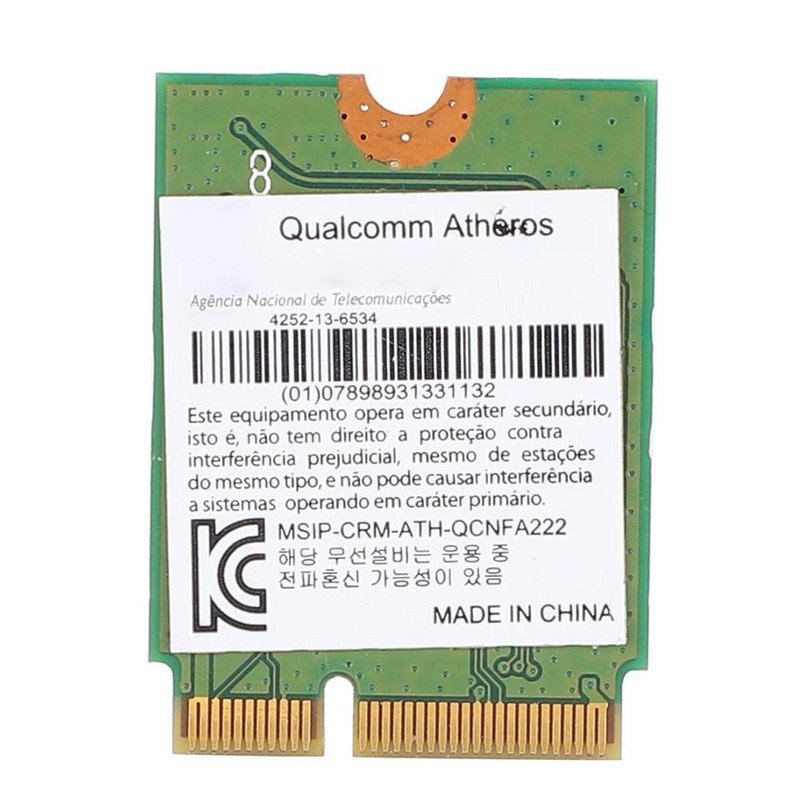 ASHATA Qualcomm Atheros WiFi Card Dual Band 802.11abgn with Bluetooth