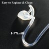 HYS Radio Acoustic Earpiece Earplugs, Sound Tube Ear Inserts
