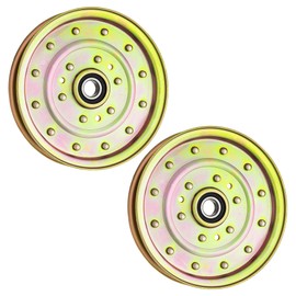 8TEN Flat Idler Pulley for Exmark Lazer Z AS AC HP Toro Z Master 1-633109 116-4667 52 60 72 inch Deck 2 Pack