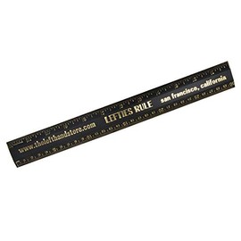 Rulers 12 Inch, Black Color, Kids Ruler for School, Rulers for Kids, Ruler with Centimetres and Inches, Plastic Rulers, Left Handed Tools