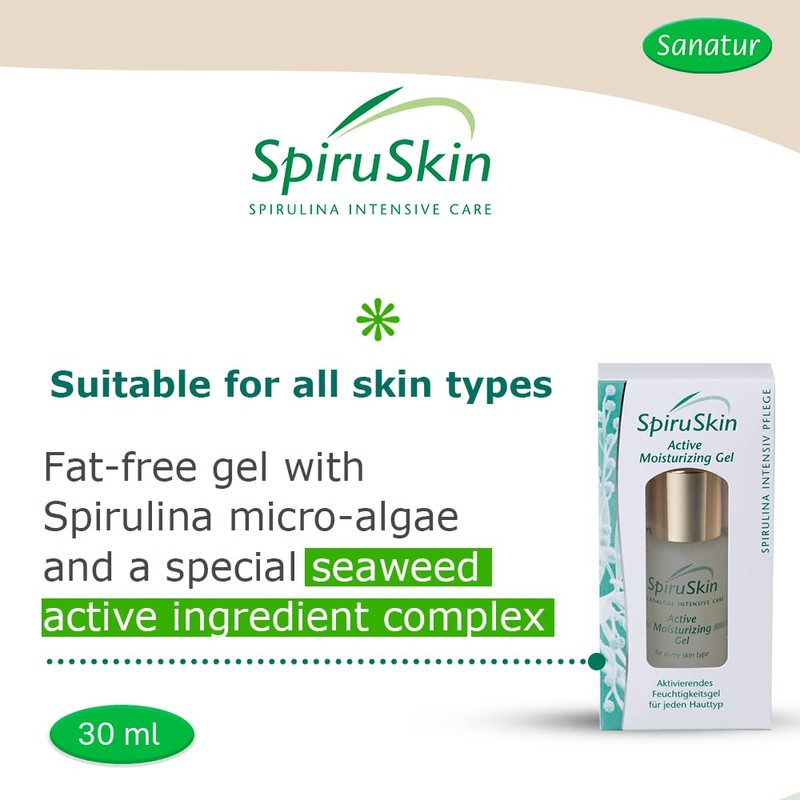 SPIRUSKIN Active Moisturising Gel 30 ml