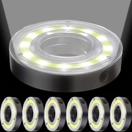 Retisee Night Golf Lights LED Glowing Putting Green Flags and Poles Glowing Hole Lights for Night Golf Party Camping(6 Pieces)