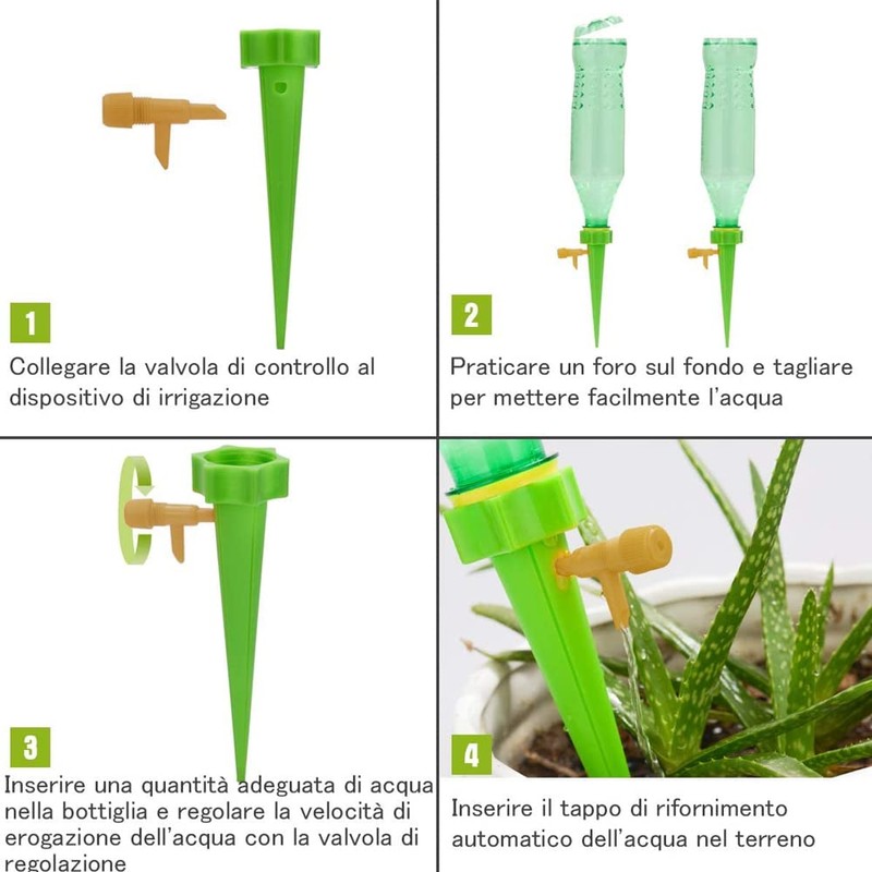 TAVZEW Picos de riego Automático, Bebedero de Plantas, Dispositivos de