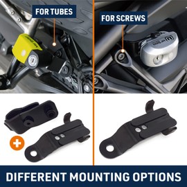 Urban UR352 Transport Bracket for Brake Disc Lock Alarm urban UR6/UR22/UR906X for Attaching to Screws and Pipes - You Can Transport It Closed