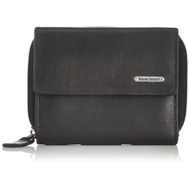Bruno Banani Womens Reißverschluß-Damenbörse Wallets Black Size: 12x10x3