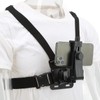 Goshyda Phone Chest Mount, Adjustable Action Camera Strap Holder with