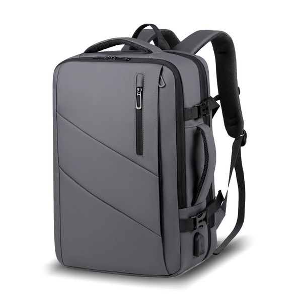 Fitzkor Travel Laptop Backpack 36-55L Expandable 15.6inch Laptop Backpack Usb
