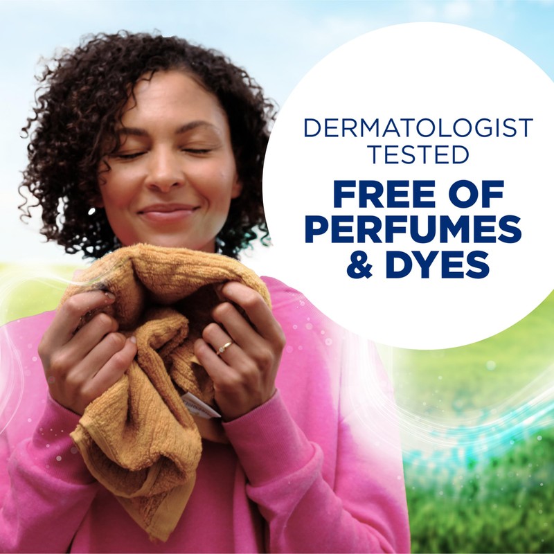 Arm & Hammer Laundry Detergent, Free of Perfume & Dyes,