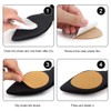 Dr. Shoesert - almohadillas para orejas antideslizantes para zapatos, Amarillo