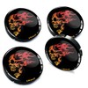 Biomar Labs® 4 x 60mm 3D Wheel Hub Centre Caps