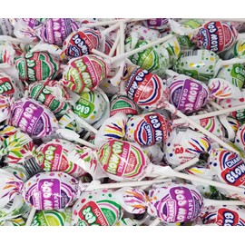 CrazyOutlet Charms Blow Pops Candy Bulk Lollipops, Bubble Gum Filled Pop, Assorted Fruit Flavors, Bulk Pack 2 Lbs