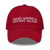 Make America Decent Again Dad Hat - Funny Embroidered Cap