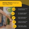 Heavy Duty Kitchen Shears with Knife and Scissor Sharpener Tool