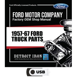 1957-1967 Ford Truck Parts Manuals on USB