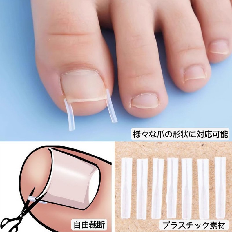 ISHR Rolling Nail Clips, 60 Pieces, Roll Nails Tape, For