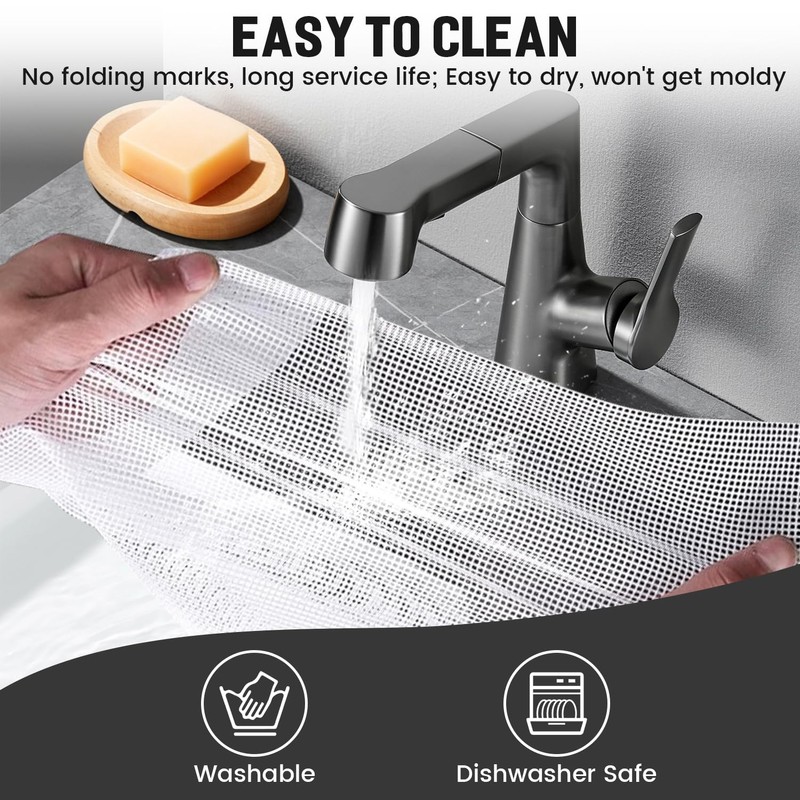 15 Pack Silicone Dehydrator Sheets,Non-stick Food Fruit Dehydrator Mats Reusable