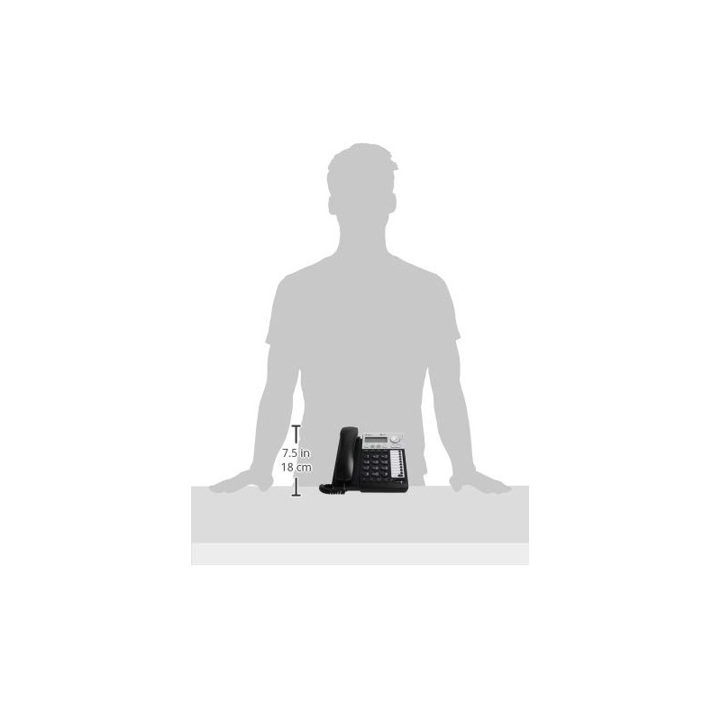 AT&T ML17929 2-Line Corded Telephone, Black