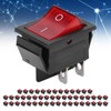 50PCS Snap Power Switch Brass 4 Pin 2 Position Mini