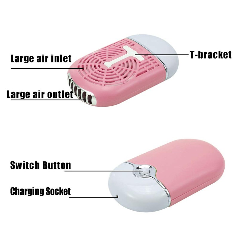Elctric Mini Eyelash Dryer Fan with Hanging Rope - Multi-Function