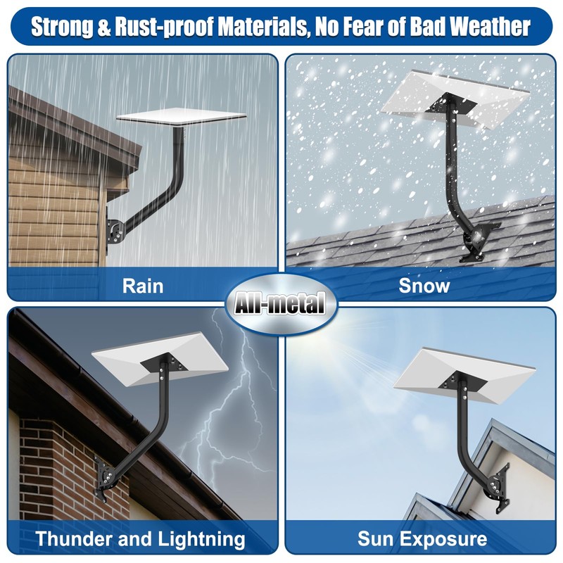 Mount for Starlink Gen 3 V3 Wall Mount 19" Adjustable