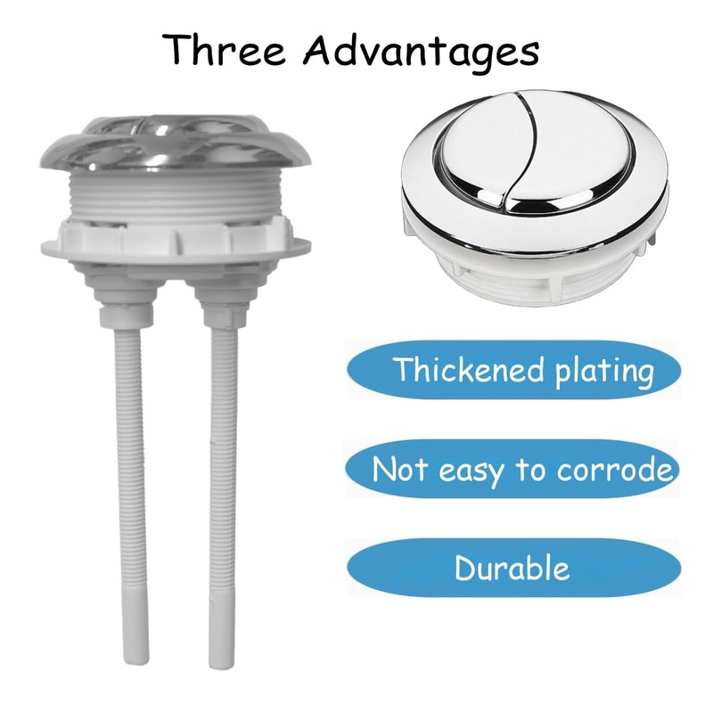 58mmToilet Tank Push Button Toilet Button Dual Push Flushing Toilet