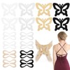 Mabor 16Pcs Racer Back Bra Clip Bra Strap Clips Bra