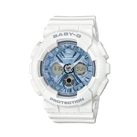 Casio BA-130-7A2 Baby-G Baby G Watch, Women's, Analog, Digital, Analog, Digital, Basic Model, White