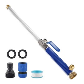Jet Nozzle for Garden Hose Power Washer Wand Hydro Jet High Pressure Power Washer Tools with 2 Different Nozzles and Hose Quick Connectors