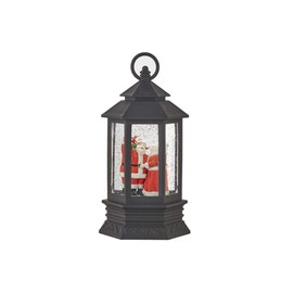 RAZ Imports 2021 Holiday Water Lanterns 10" Santa and Mrs. Claus Musical Lighted Water Lantern