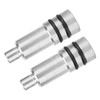 2pcs Fuel Injector Sleeves with Seals Replacement for Astra H/Corsa