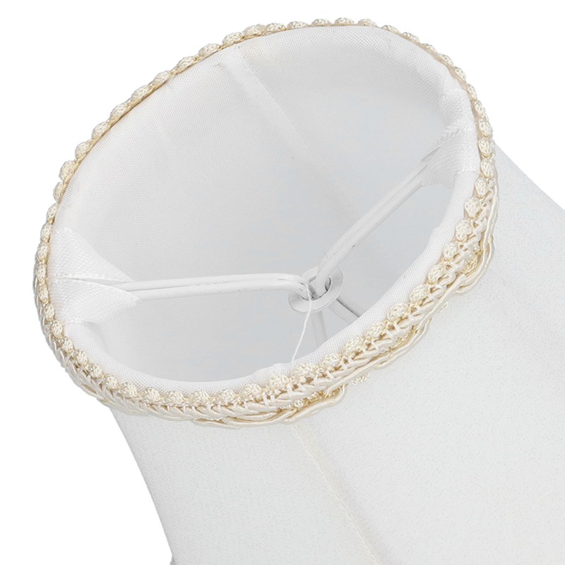 3Pcs Fabric Lamp Shade E14 Clip On Wall Lamp Candle