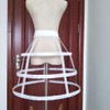 Women 3 Hoops Pannier Petticoat Hollow Out Birdcage Skirt Wedding
