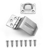 FUJIE Heavy Padlock Hasp 90 Degree Right Angle Door Clasp