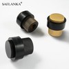 SAILANKA Solid Brass Door Stopper Heavy Duty Cylindrical Floor Mount