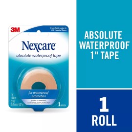 Nexcare Absolute Waterproof Tape Flexible Foam Medical Tape Secures Dressing ...