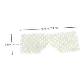 FOMIYES 1pc Natural Jade Eye Mask Hand-woven for Cold Compress Soothing Blindfold for Sleep and Reducing Dark Circles for Spa and Relaxation