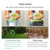 AYOTEE - 200 bolsas de basura pequeñas compostables, bolsas de