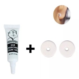 PMX 2 Discos De Silicona + 1 Gel Para Cuidar Perforación Studex