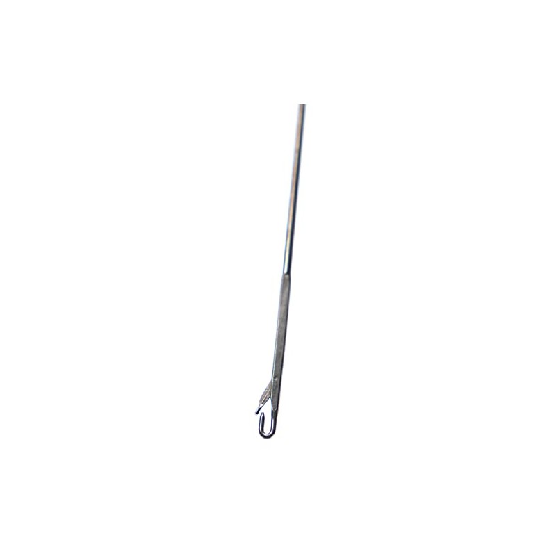 vhbw Reversible needle with hook, extra long pull-through needle (26.5
