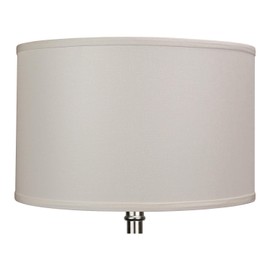 FenchelShades.com 16" Top Diameter x 16" Bottom Diameter 10" Height Lampshade USA Made (Ivory)