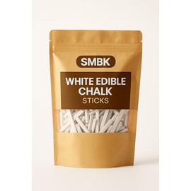 Edible White Chalk Pencils, Natural Slate Sticks for Pica, Indian Clay Dirt Chalk, 110 gm