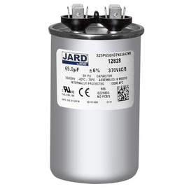 65 uF x 370 VAC Round Run Capacitor by # 12828