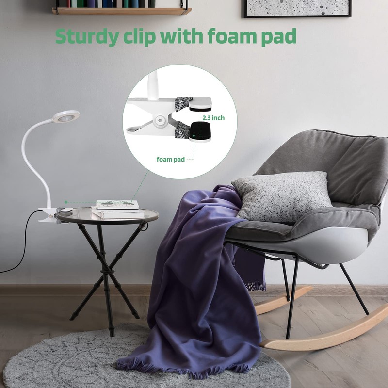 GLORIOUS-LITE LED Clip on Light, 36 LED Reading Light, 4
